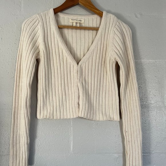 Happily Grey - Ribbed Top - Picture 1 of 8